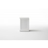 Nova Solo HALIFAX White Mahogany Nightstand with 1 Drawer