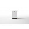 Nova Solo HALIFAX White Mahogany Nightstand with 1 Drawer