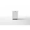 Nova Solo HALIFAX White Mahogany Nightstand with 1 Drawer - Nova Solo HALIFAX White Mahogany Nightstand with 1 Drawer