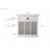 Nova Solo Halifax Grand Bedside Table With Dividers - Dimension