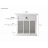 Nova Solo Halifax Grand Bedside Table With Dividers - Dimension - Nova Solo Halifax Grand Bedside Table With Dividers - Dimension