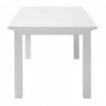 Nova Solo Halifax Dining Table - White in Small - Side Angle - Nova Solo Halifax Dining Table - White in Small - Side Angle