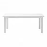 Nova Solo Halifax Dining Table - White in Large - Front Angle - Nova Solo Halifax Dining Table - White in Large - Front Angle