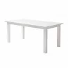 Nova Solo Halifax White Mahogany Dining Table - Nova Solo Halifax White Mahogany Dining Table