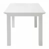 Nova Solo Halifax White Mahogany Dining Table - Nova Solo Halifax White Mahogany Dining Table