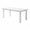 Nova Solo Halifax White Mahogany Dining Table - Nova Solo Halifax White Mahogany Dining Table