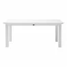 Nova Solo Halifax White Mahogany Dining Table - Nova Solo Halifax White Mahogany Dining Table
