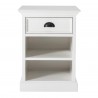 Nova Solo HALIFAX Bedside Table w/ 1 drawer & 2 shelves