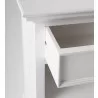 Nova Solo Halifax Grand BedsideTable With Shelves - Drawer Close-Up Top Angled - Nova Solo Halifax Grand BedsideTable With Shelves - Drawer Close-Up Top Angled