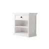 Nova Solo Halifax Grand BedsideTable With Shelves - Angled - Nova Solo Halifax Grand BedsideTable With Shelves - Angled