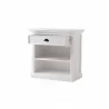 Nova Solo Halifax Grand BedsideTable With Shelves - Drawers Opened - Angled - Nova Solo Halifax Grand BedsideTable With Shelves - Drawers Opened - Angled