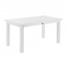 Nova Solo Halifax Dining Extension Table - White - Front Side Angle
