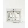 Nova Solo Halifax Counter Bar w/ 2 Stools & 2 Cushions - Table in Front Side Angle - Nova Solo Halifax Counter Bar w/ 2 Stools & 2 Cushions - Table in Front Side Angle