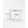 Nova Solo Halifax Counter Bar w/ 2 Stools & 2 Cushions - Closeup Angle