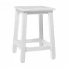 Nova Solo Halifax Stool - White  - Front Side Angle - Nova Solo Halifax Stool - White  - Front Side Angle