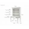 Provence Secretary Writing Desk - Dimension - Provence Secretary Writing Desk - Dimension
