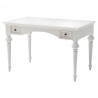 Nova Solo Provence Secretary Writing Desk With 2 Drawers - Front Side Angle