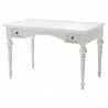 Nova Solo Provence Secretary Writing Desk With 2 Drawers - Front Side Angle - Nova Solo Provence Secretary Writing Desk With 2 Drawers - Front Side Angle
