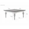 Nova Solo Square Coffee Table - Dimension - Nova Solo Square Coffee Table - Dimension