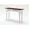 Nova Solo Console Table - Lifestyle - With Dimensions - Nova Solo Console Table - Lifestyle - With Dimensions