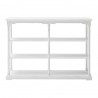 Nova Solo Bordeaux Kitchen Table High - with 6 Boxes - Front Angle