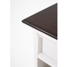 Nova Solo Halifax Accent Bedside Table with Dividers - Closeup Angle