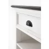 Nova Solo Halifax Accent Bedside Table with Dividers - Closeup Angle - Nova Solo Halifax Accent Bedside Table with Dividers - Closeup Angle