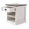 Nova Solo Halifax Accent Bedside Table with Dividers - Front Angle