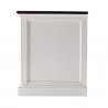 Nova Solo Halifax Accent Bedside Table with Dividers - Back Angle