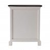 Nova Solo Halifax Accent Bedside Table with Dividers - Back Angle