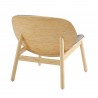 Greenington Danica Lounge Chair Wheat-Grey - Back Side Angle