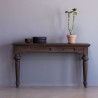 Solid Teak Console Table  - Solid Teak Console Table 
