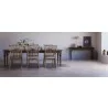 Solid Teak Dining Table 240 - Front Lifestyle - Solid Teak Dining Table 240 - Front Lifestyle