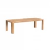Sunset West Natural Teak 96" Dining Table Side - Sunset West Natural Teak 96" Dining Table Side