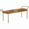 Sunpan Yara Bench - Side Angle - Sunpan Yara Bench - Side Angle