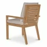 Moe's Home Collection Mateo Outdoor Dining Chair in White - Back Angled - Moe's Home Collection Mateo Outdoor Dining Chair in White - Back Angled