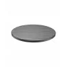 TA-PT TOPS Tops - Round - Gray Faux Teak - TA-PT TOPS Tops - Round - Gray Faux Teak