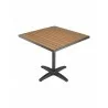 TA-PT Tops Faux Teak / Aluminum Edge - Square - Faux Teak - TA-PT Tops Faux Teak / Aluminum Edge - Square - Faux Teak