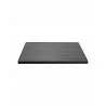 TA-PT Tops Faux Teak / Aluminum Edge - Square - Gray Faux Teak - TA-PT Tops Faux Teak / Aluminum Edge - Square - Gray Faux Teak