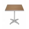 TA-PT Tops Faux Teak / Aluminum Edge - Square - Faux Teak Front - TA-PT Tops Faux Teak / Aluminum Edge - Square - Faux Teak Front