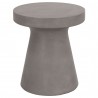 Essentials For Living Tack Accent Table in Slate Gray Concrete - Front