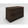 36" Mid-Century Modern 2 drawer Lateral File in Cognac - 36" Mid-Century Modern 2 drawer Lateral File in Cognac