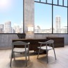 Furnitech Tango Writing Desk in Cognac Finish- Lifestyle 3