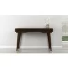 Furnitech Tango 43" Tango Mid-Century Modern Brazilian Cherry Wood Sofa Table -Front - Furnitech Tango 43" Tango Mid-Century Modern Brazilian Cherry Wood Sofa Table -Front