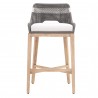 Essentials For Living Tapestry Barstool in Dove Flat Rope - Front