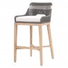 Essentials For Living Tapestry Barstool in Dove Flat Rope - Angled
