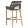 Essentials For Living Tapestry Barstool in Dove Flat Rope - Back Angled