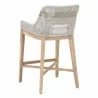Essentials For Living Tapestry Barstool in Taupe White - Back Side Angle - Essentials For Living Tapestry Barstool in Taupe White - Back Side Angle