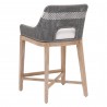 Essentials For Living Tapestry Counter Stool in Dove Flat Rope - Back Angled