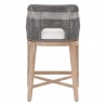 Essentials For Living Tapestry Counter Stool in Dove Flat Rope - Back View